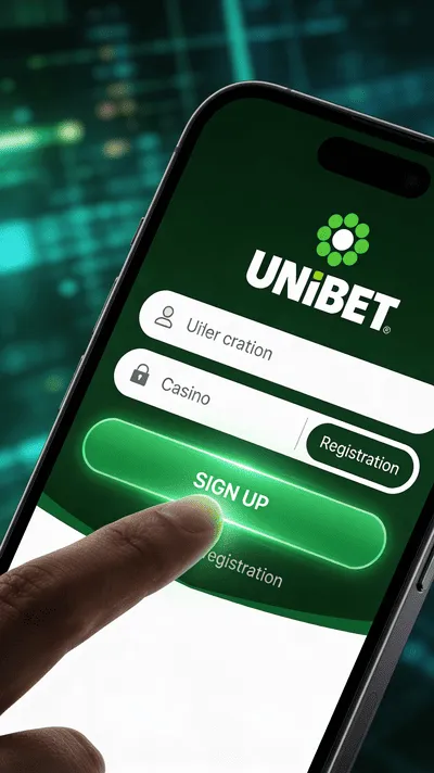 Unibet belépési folyamat